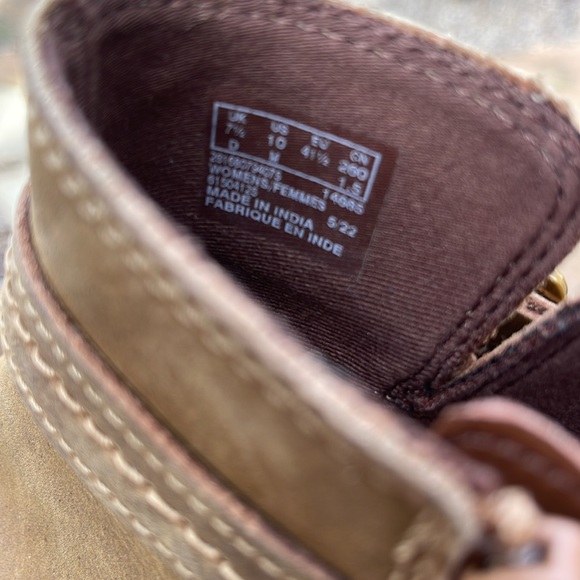 Clarks Womens Maye Strap Leather Ankle Booties -Sz 10 - Picture 7 of 8